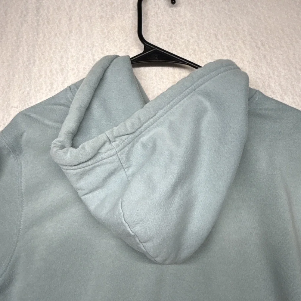The North Face Novelty Patch Hoodie Mens Medium Light Mint Green Sweatshirt
